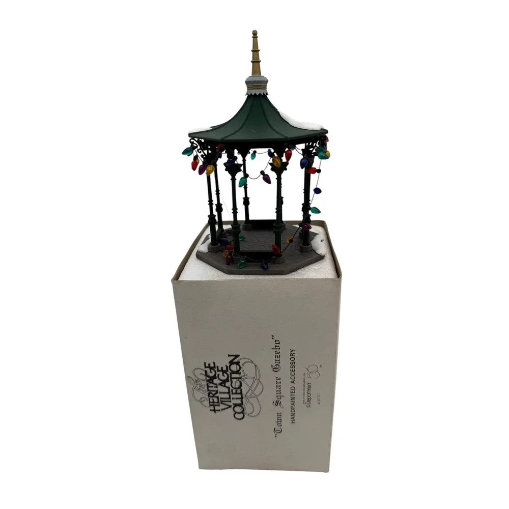 Department 56 Heritage Village Town Square Gazebo Christmas Accessory